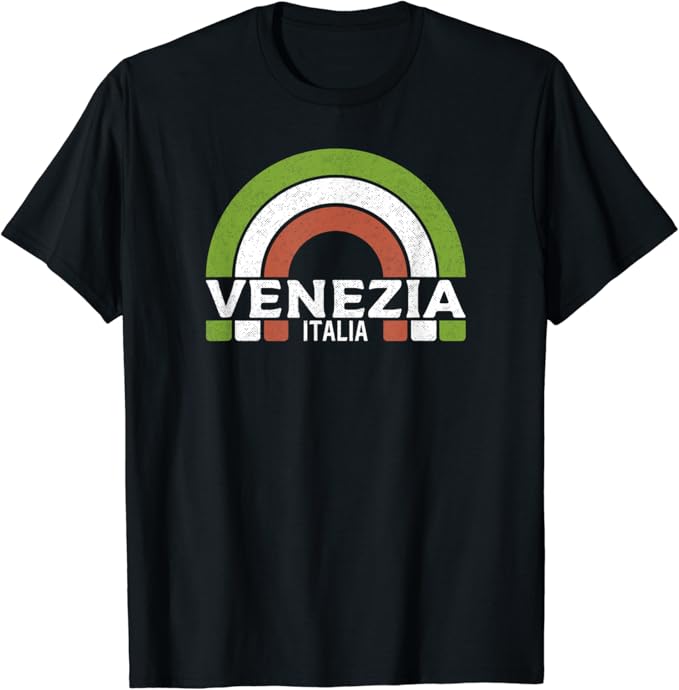 Venezia Italia Retro Venice Italy TShirt Clothing